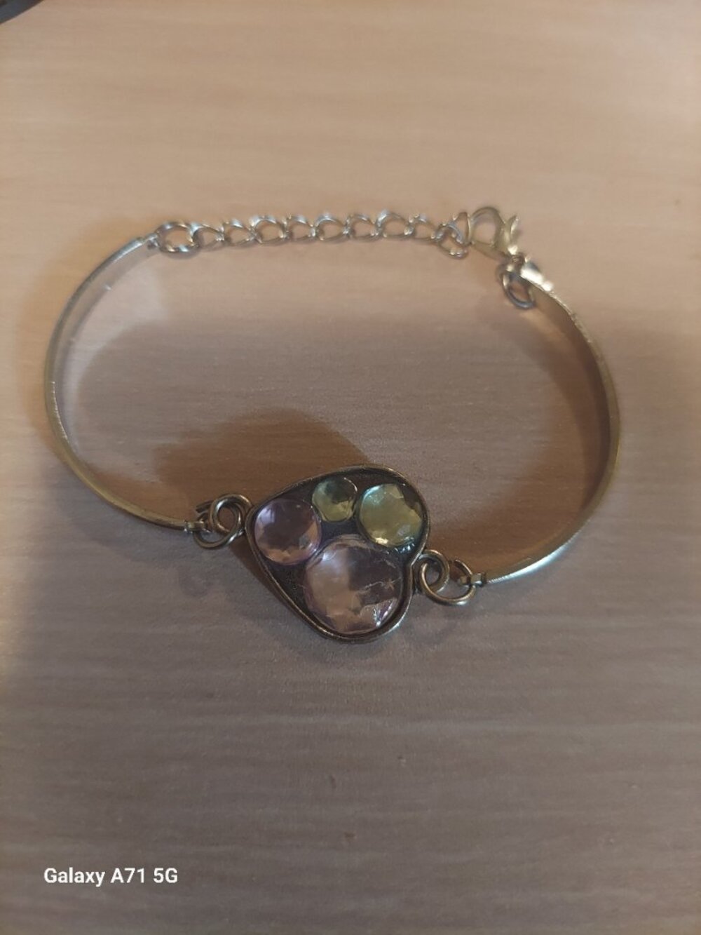 Handcrafted Silver-tone Bracelet